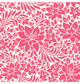 abstract seamless pattern with flowers vector image vector image