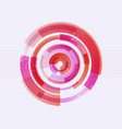 transparent gradient abstract circles composition vector image