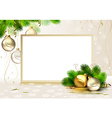 christmas background vector image vector image
