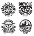 set vintage emblems vector image vector image