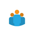 team flat icon symbol premium quality isolated vector image