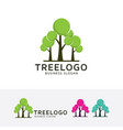 tree group logo vector image vector image