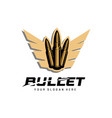 bullet logo vector image