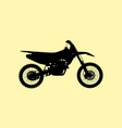 sport fast motocross bike model icon vector image vector image