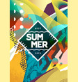 summer abstract background with mixed textures vector image vector image