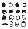 apple product icons set vector image