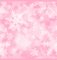 christmas seamless pattern of blurred snowflakes vector image