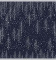 seamless pattern winter landscape with forest vector image
