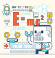 infographic theory relativity by albert einstein vector image vector image