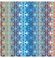 seamless pattern islamic style blue version one vector image