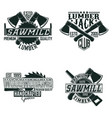 vintage logo design vector image vector image