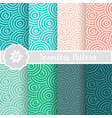set of circle round geometric vector image vector image