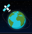 space satellite vector image vector image