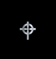 celtic cross vector image