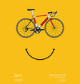 cycling poster vector image vector image