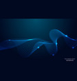 abstract wave beautiful lines concept technology vector image