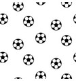 football ball seamless pattern background vector image
