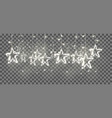 christmas background de-focused lights vector image