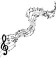 modern black music background design vector image