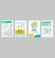 eco energy brochure template layout vector image vector image