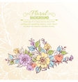 flower background vector image vector image