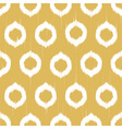 ikat circles ethnic seamless pattern vector image