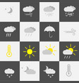 weather icons vector image