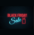black friday sale banner vector image vector image