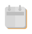 calendar reminder isolated icon vector image