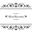 floral frame vector image