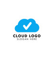 cloud tech icon design element complete vector image