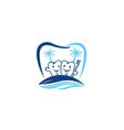 dental logo vector image