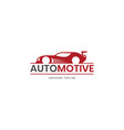 automotive super car logo design inspiration vector image