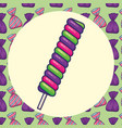 candy stick design vector image
