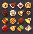 dessert icon set-2 vector image
