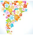 floral background vector image
