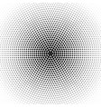 radial gradient halftone dots background vector image