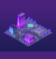 set of violet colors vector image vector image