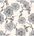 seamless floral pattern vector image