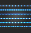 led light strips vector image vector image