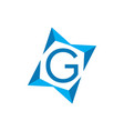 letter g logo icon vector image vector image