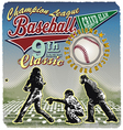 grandslam 9th baseball champ vector image vector image