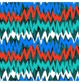 striped hand drawn pattern with zigzag lines vector image