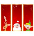 christmas banners vector image