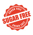 sugar free vector image