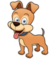 cartoon dog vector image
