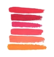 colorful watercolor brush isolated on white vector image