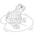 frog vector image
