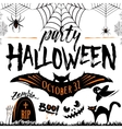 halloween party celebration vector image
