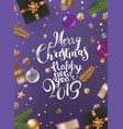 holiday greeting card banner with different vector image